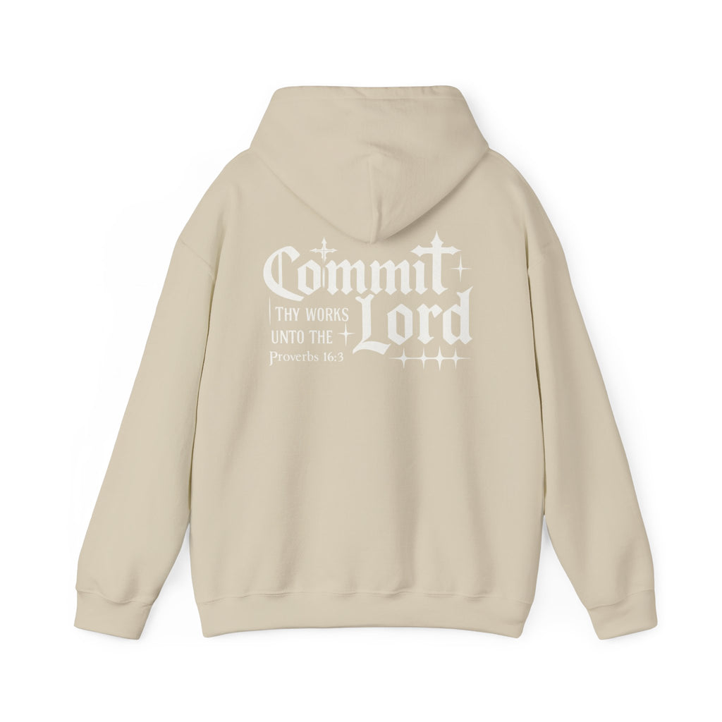 Hooded sweatshirt - Commit to the Lord