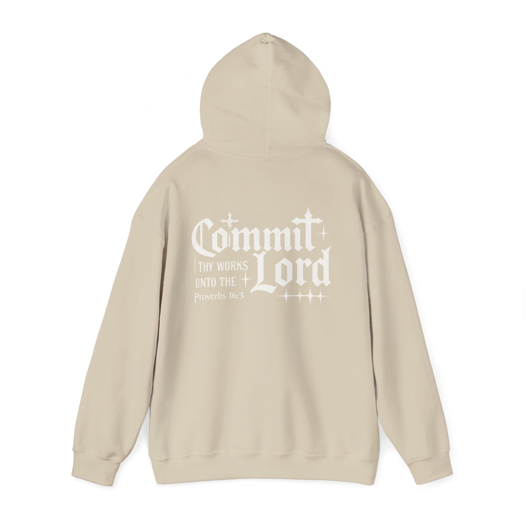 Hooded sweatshirt - Commit to the Lord