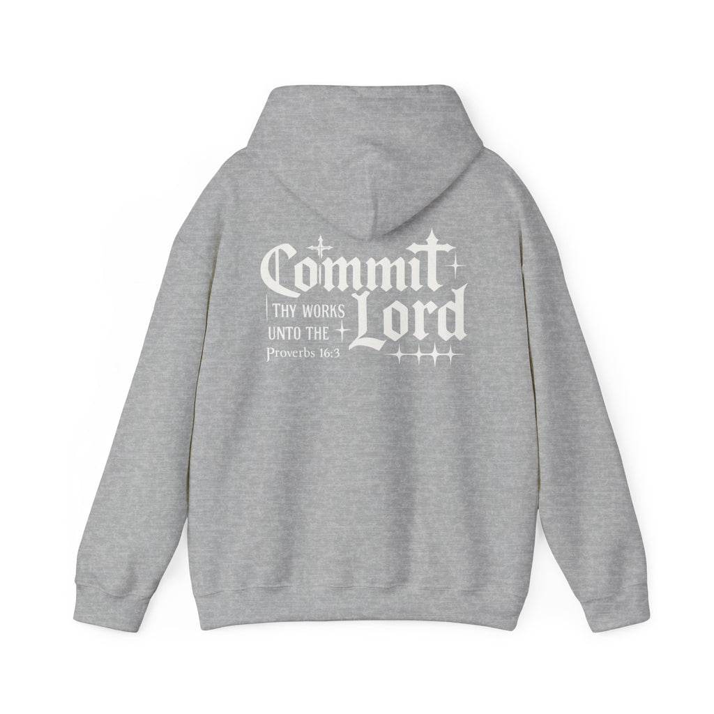 Hooded sweatshirt - Commit to the Lord
