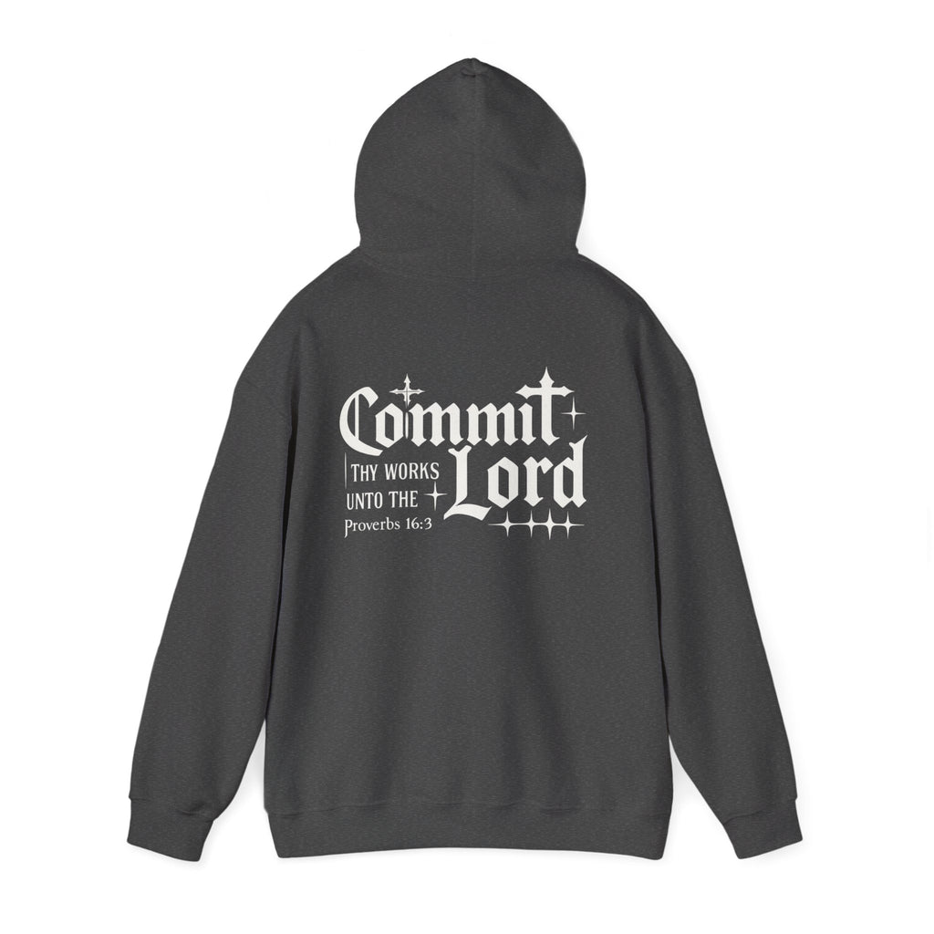 Hooded sweatshirt - Commit to the Lord