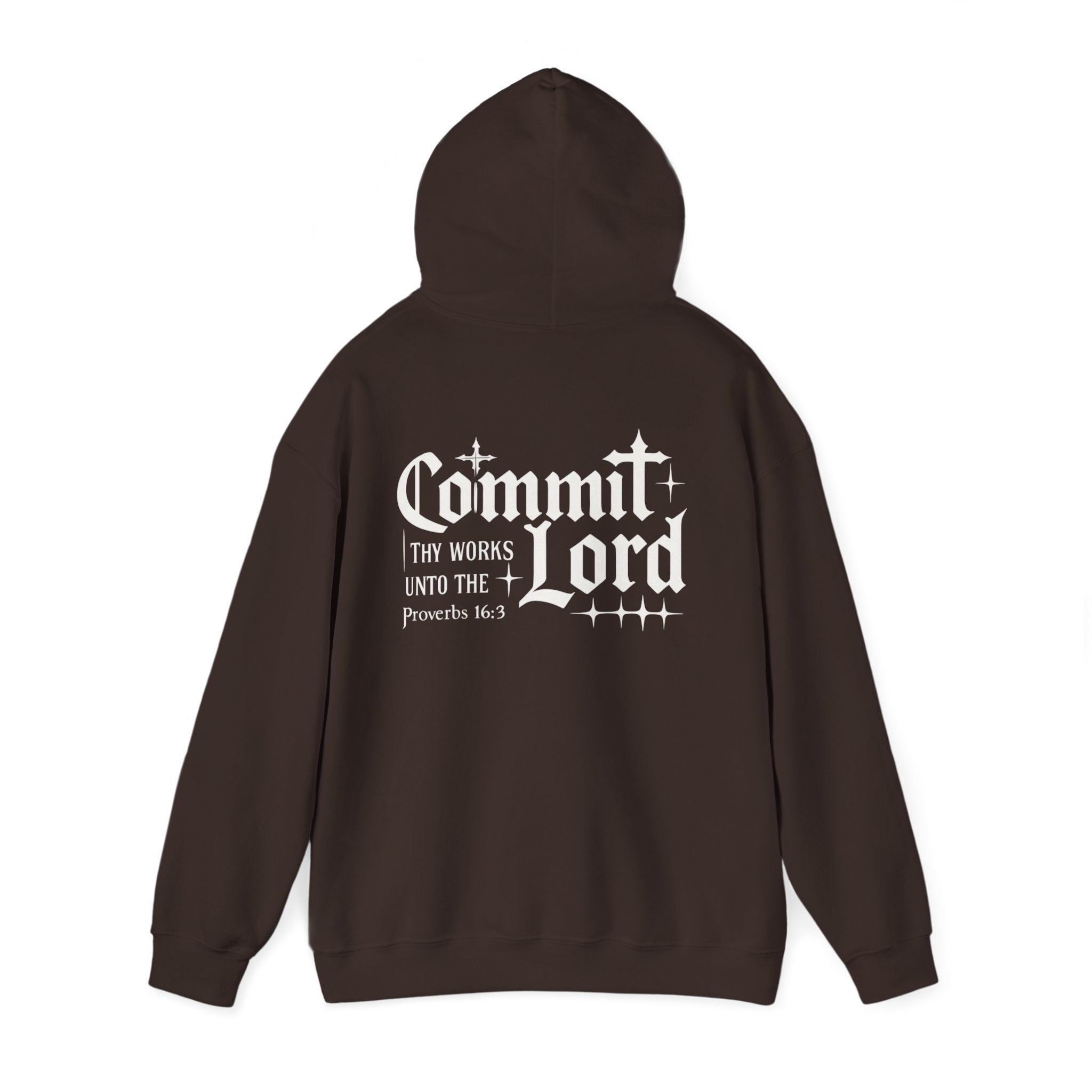 Hooded sweatshirt - Commit to the Lord